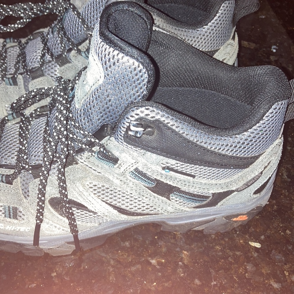 Hi Tec 8D Hiking Mountain Grey Black Shoes - Picture 6 of 10